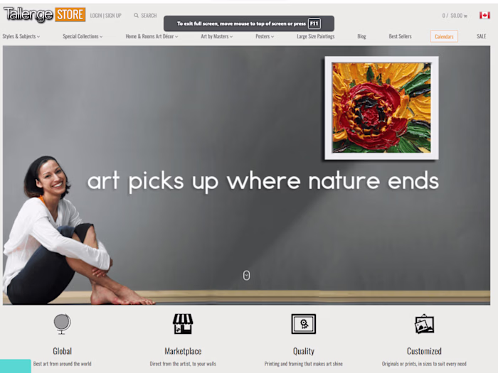 Digital Marketing & SEO for Online Art Store