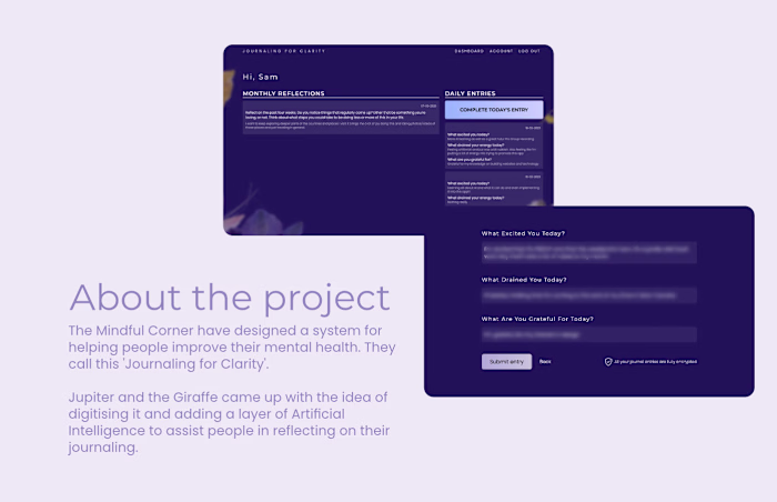 Journaling for Clarity | Web App and Landing Page Build on Beha…