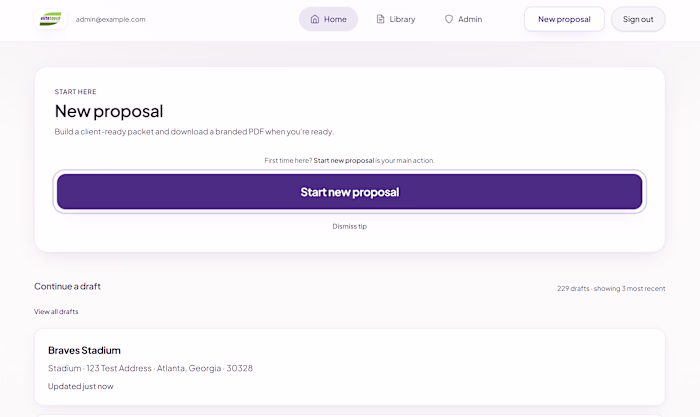 Finished Proposal System