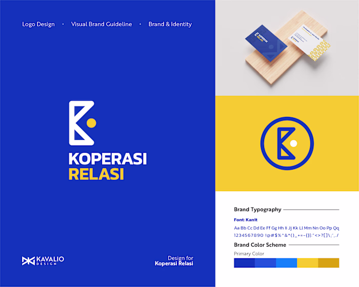 Koperasi Relasi Logo Design & Guideline + Identity