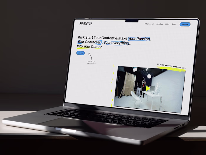 Fired Up - Design & Webflow Development 