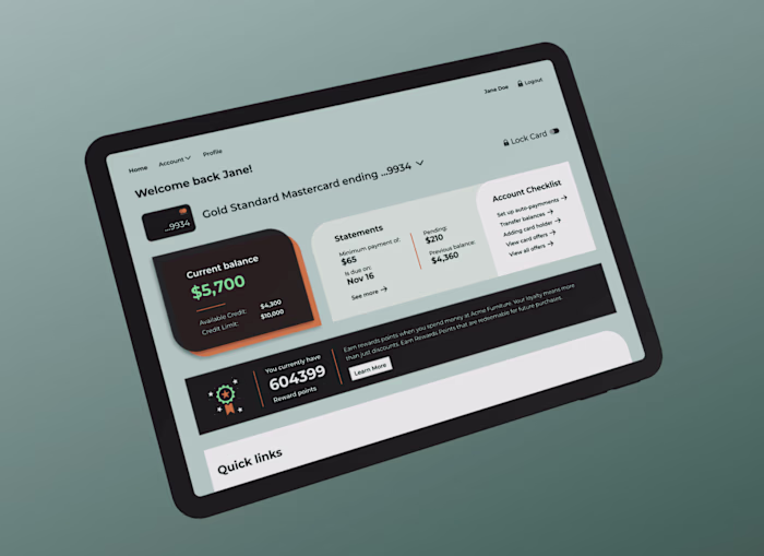 UI Banking Design