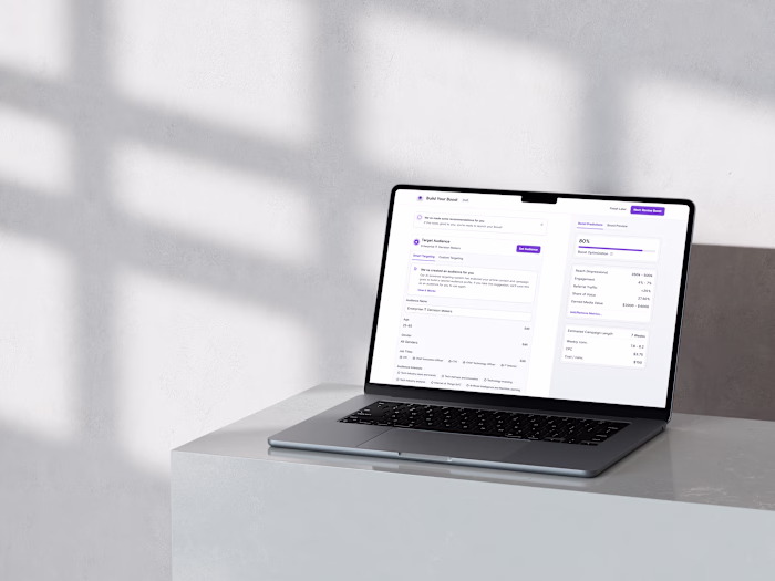 Pundit Media: "Boost Builder" Experience