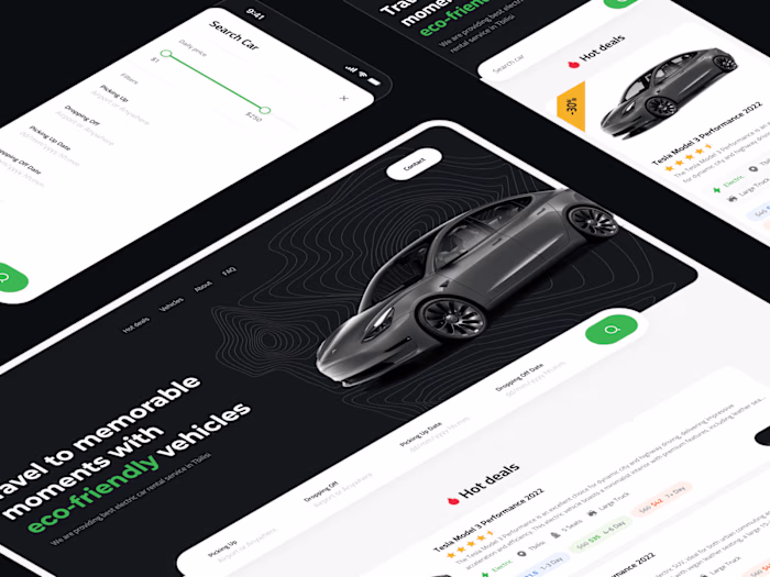 eCars Website Design