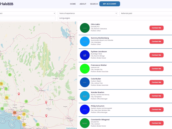 Real-estate web application