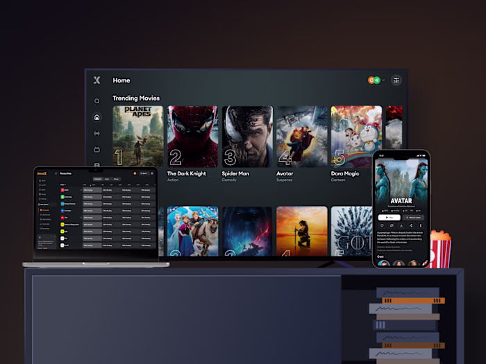StreamX IPTV App Design for Apple Platforms