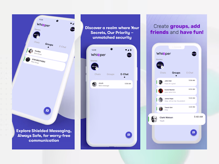 A chat Mobile App(Android and Ios) using Flutter