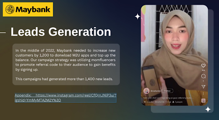 I managed a lead generation