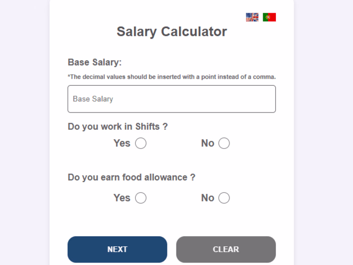 Net Salary Calculator