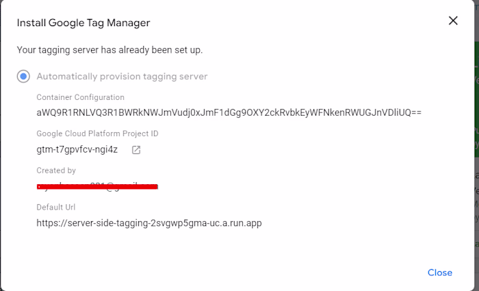 Deployed Server-Side GTM Container For a Marketing Agency