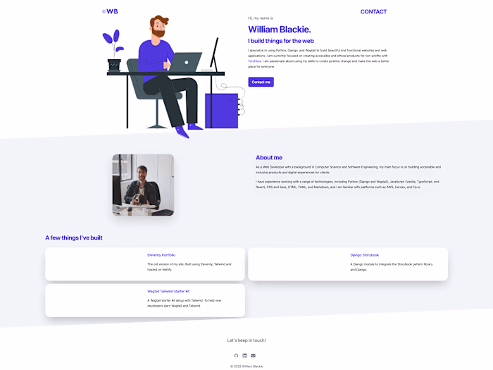 Wagtail / Django - Personal site 