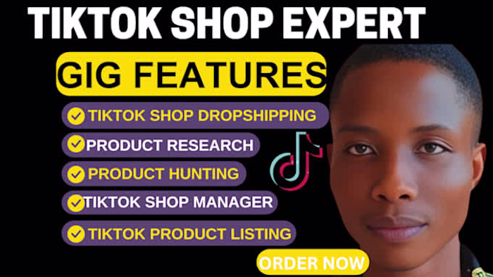 Tiktok shop dropshipping with product hunting,listing