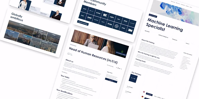 Complex Corporate Website in Webflow