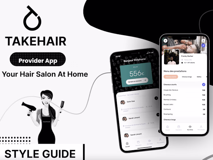 TakeHair: Hair Care and Beauty Products Delivery Application

