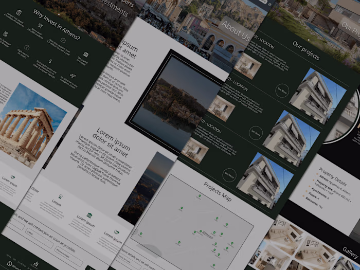 Website design for Real-Estate company
