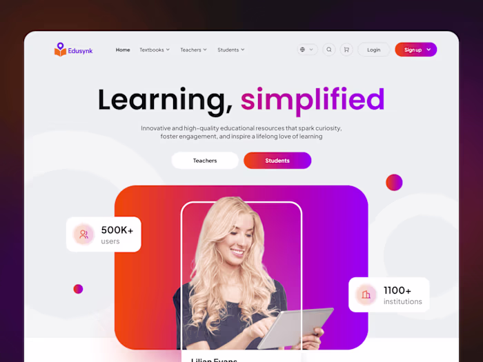 Edusynk — Educational Platform
