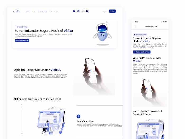 Visiku Website and App Redesign