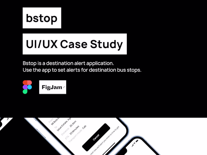 Bstop UI/UX Case Study