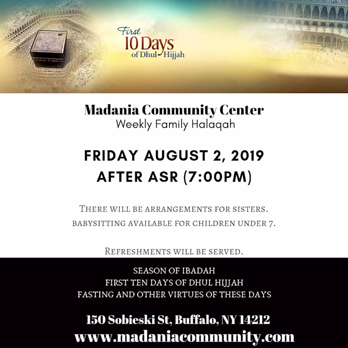 Madania Community Event Poster