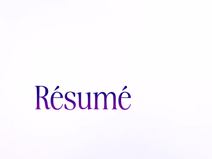 Resume