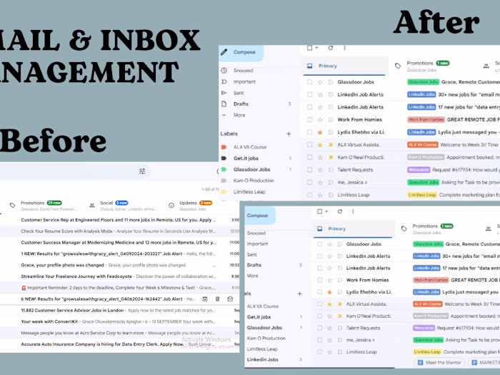 Organized a Chef Inbox 