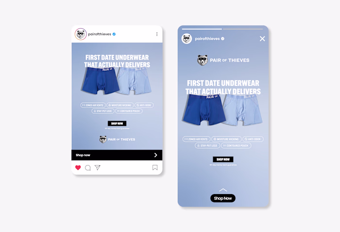 Pair of Thieves Static Ads | Marketing & Advertising