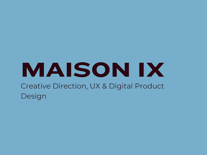Maison IX – Digital CRO Agency Brand & Product Suite