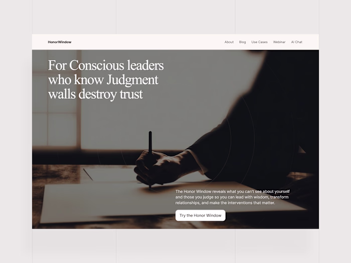HonorWindow Website Design and Development
