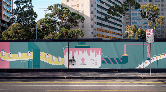 re-branding ice cream shop