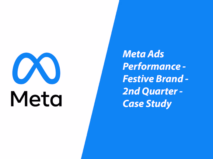Meta Ads Performance - Festive Brand - 2nd Quarter '23