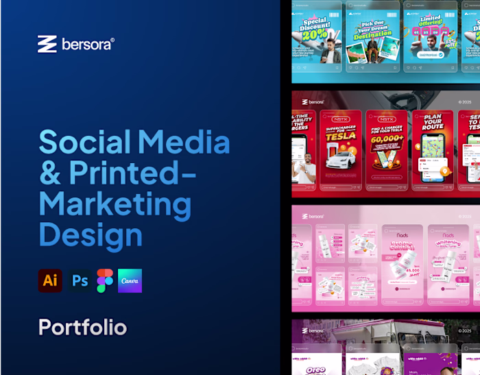 Social Media and Marketing Design by Bersora Studio