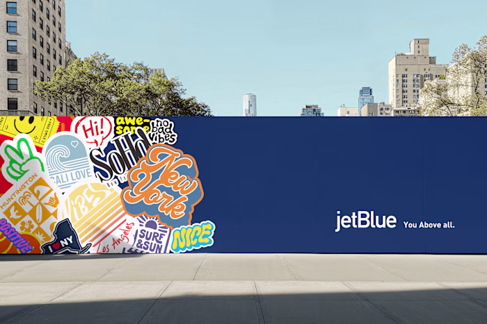 JetBlue Stickerz Cultural Campaign