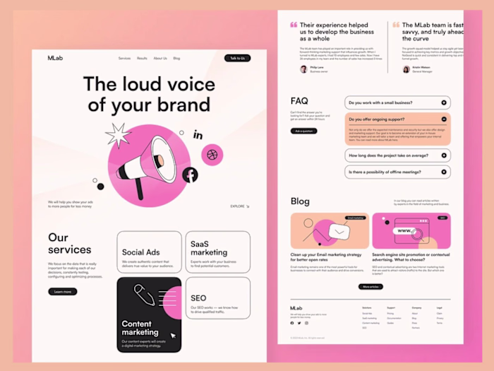Expert Webflow Design for Cutting-edge SaaS Landing Pages