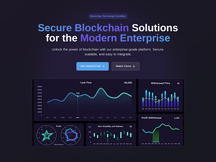BlockSaaS - a Blockchain Services Website