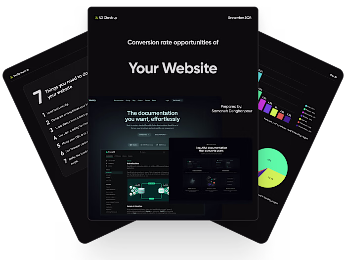 Landing page UX Check Up