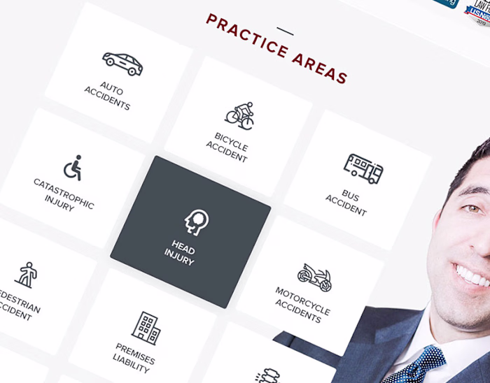Web Design Concept for Law Firm 