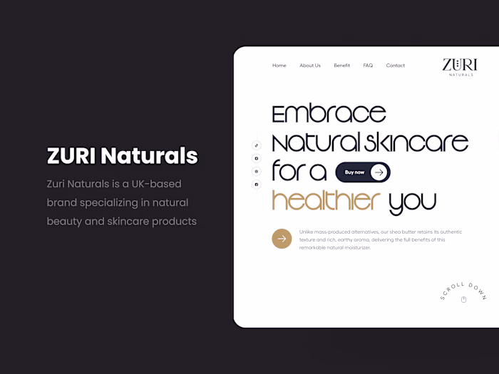 Zuri Naturals Website
