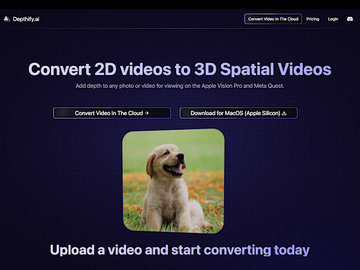 AI-Powered 2D to 3D Spatial Video Transformation 