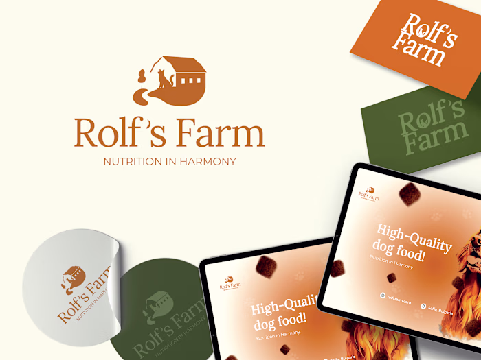 Rolf’s Farm - Dog Food Branding & Packaging Design