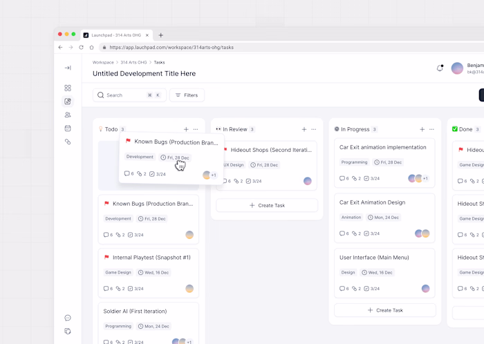 Kanban Board for Launchpad