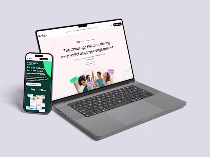 Wellbeing & Sustainability —Framer Website Design