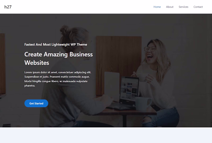 Business website