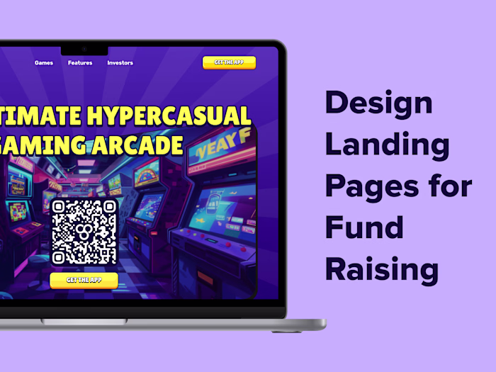 Landing Page Design (Web & Mobile View)