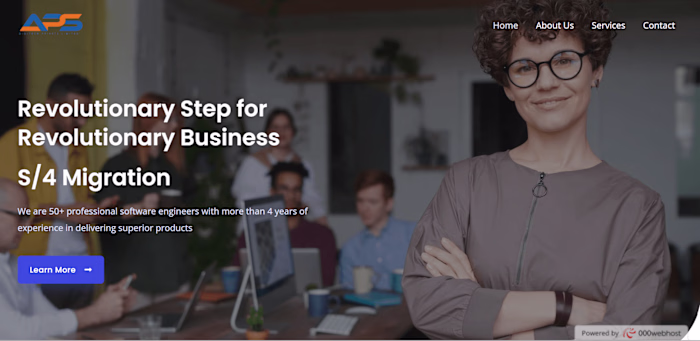 Website designing for APS Digitech