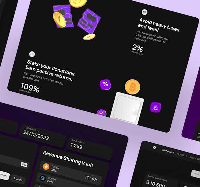 Cartel Finance - A DeFI Web3 Platform | UX/UI Design