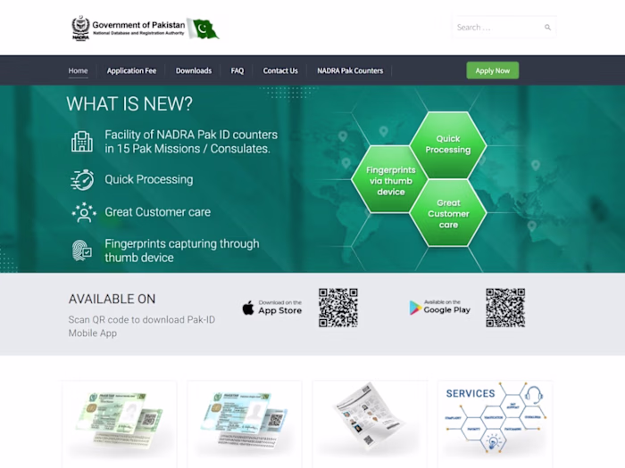 NADRA Pakistan – National Database & Registration Authority Off…