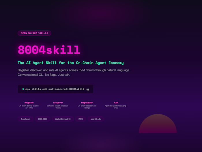 8004skill — AI Agent Skill