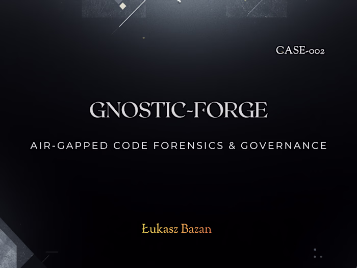 GNOSTIC-FORGE is a Zero-Trust Code