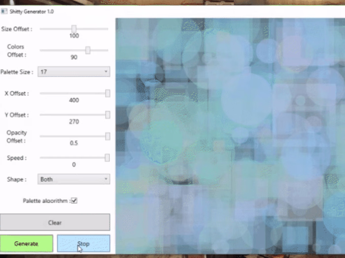 Random art generator