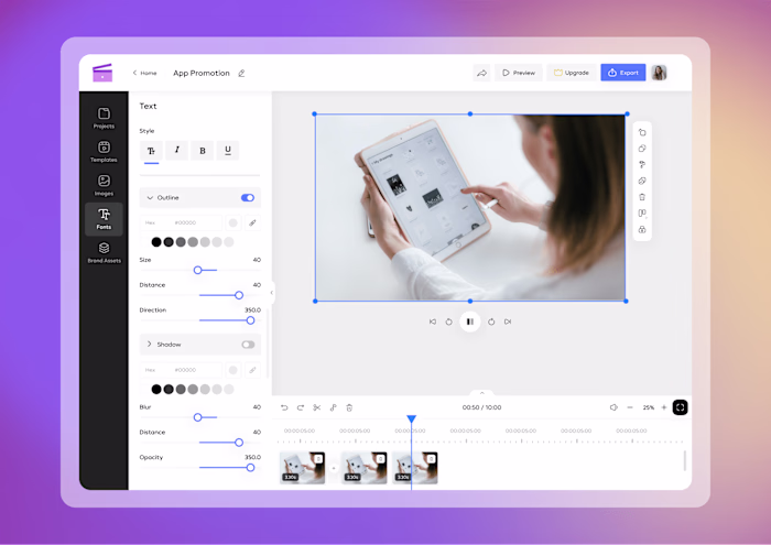 Web-based video editor